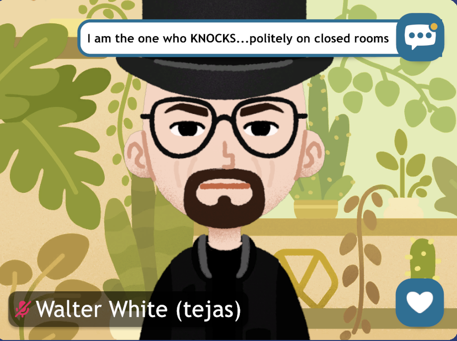 Recreating what we miss from the Office by having fun making a Tangle avatar