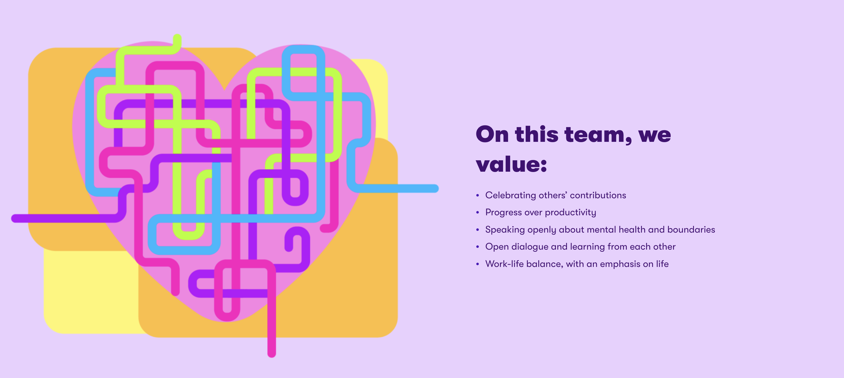 Tangle Team Values - Diversity Equity and Inclusion done now